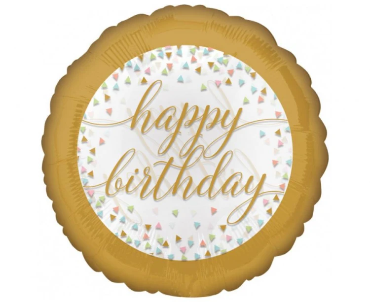 Balon foliowy 18" CIR - Pastel Confetti