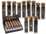 Naszyjnik w Szklanej Butelce z Korkową Zatyczką mix wzorów Prezent 2.jpg