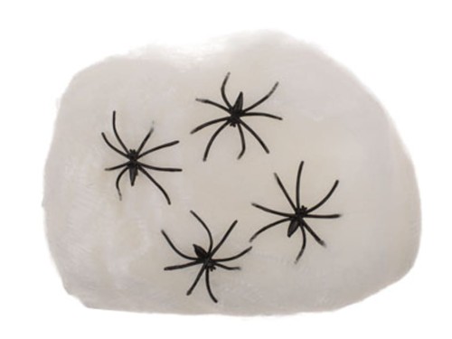 Pajęczyna Świecąca w Ciemności z Pająkami – Straszny Prezent Halloween 1.jpg