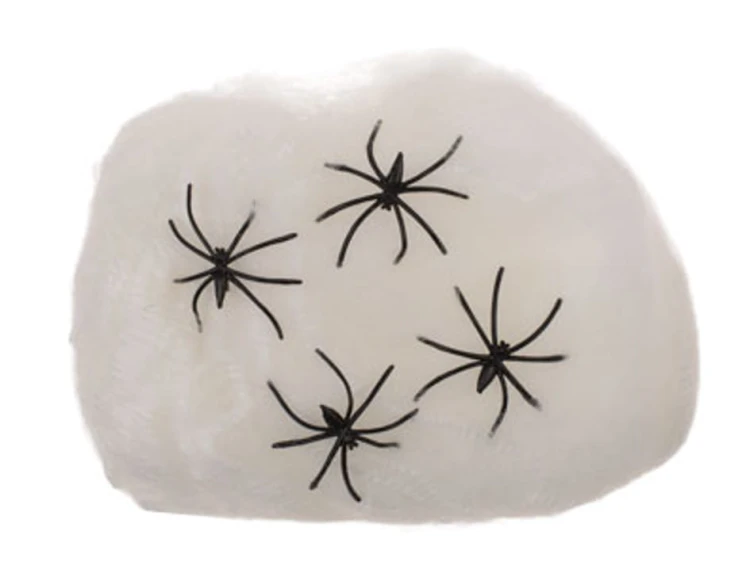 Pajęczyna Świecąca w Ciemności z Pająkami – Straszny Prezent Halloween 1.jpg