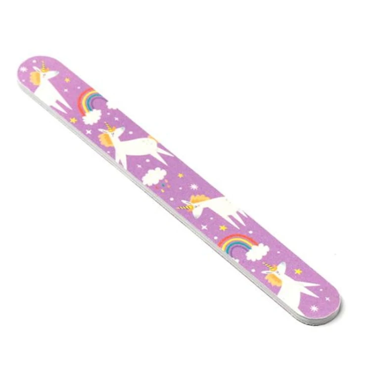 Pilnik do Paznokci - Magiczne Jednorożce mix wzorów Kolorowe  .jpg