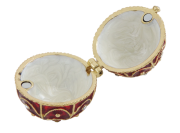Ekskluzywna Mała Szkatułka Jajo Fabergé z Kryształkami  (3).jpg