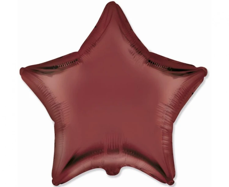 Balon foliowy Gwiazda Gwiazdka brązowa Rooibos 18"