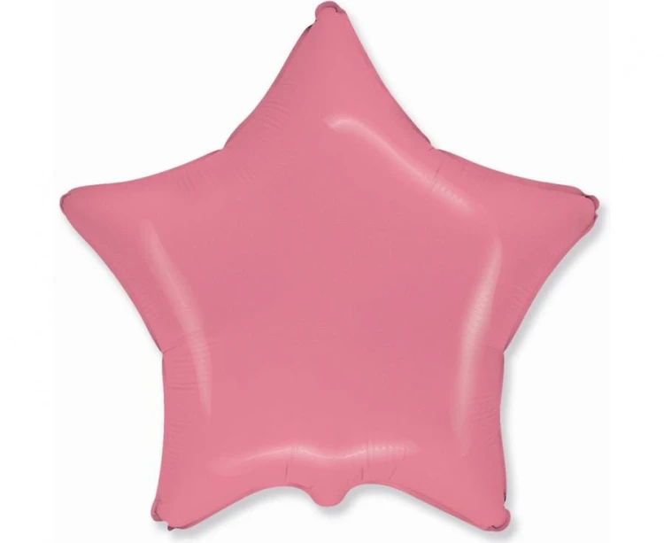 Balon foliowy Gwiazda Gwiazdka czerwony pastelowy 18"