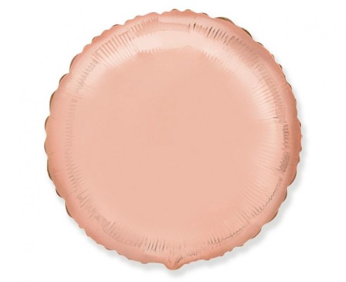 Balon foliowy różowe złoto różowo-złoty Okrągły 18"