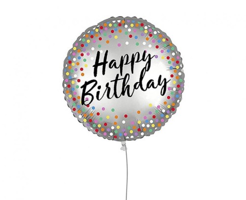 Balon foliowy 18" Happy Birthday Decorata
