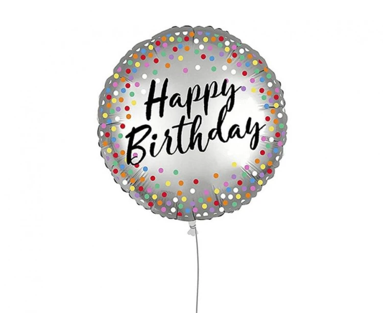 Balon foliowy 18" Happy Birthday Decorata