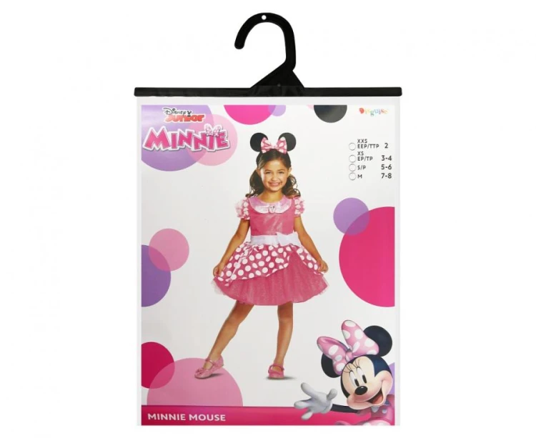 Strój Przebranie Minnie Pink Deluxe Myszka Minnie Mouse rozm. S (5-6 lat)