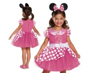 Strój Przebranie Minnie Pink Deluxe Minnie Mouse Myszka rozm. XS (3-4 lata)
