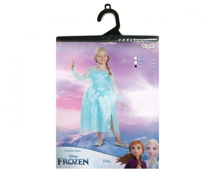 Strój Przebranie Elsa Elza Kraina Lodu Frozen (licencja) rozm. M (7-8 lat)