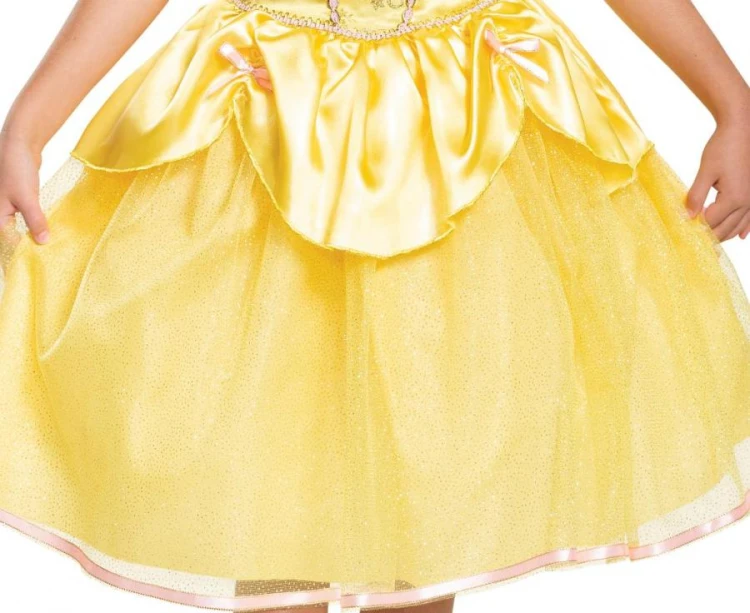 Strój Belle Deluxe - Princess (licencja), rozm. M (7-8 lat)