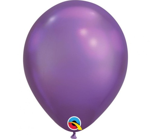 Balon QL 11" 28cm chrom fioletowy Zestaw 100 szt.