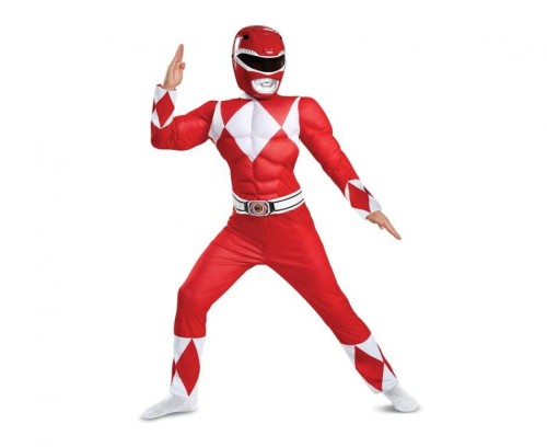 Strój Przebranie Red Ranger Classic Muscle Power Rangers rozm. M (7-8 lat)