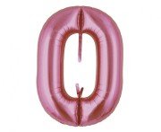 Balon Ibrex Chain Hel ogniwo 73 x 53 cm Metaliczny różowy 5 szt.