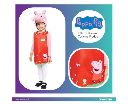 Pluszowa czapka Świnka Peppa wiek 4-6 lat Przebranie Strój