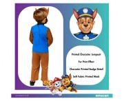 Strój Przebranie Psi Patrol Chase rozm. 3-4 lata