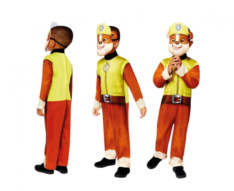 Strój Przebranie Psi Patrol Rubble rozm. 4-6 lat