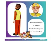 Strój Przebranie Psi Patrol Rubble rozm. 4-6 lat