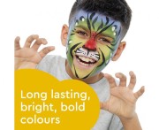 Paleta z farbami do malowania twarzy  8 kolorów po 18 ml Farbki