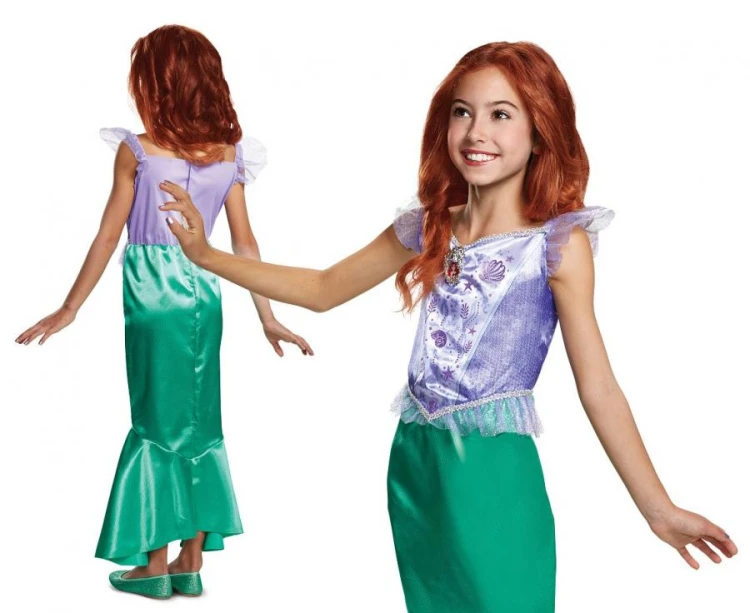 Strój Ariel Classic - The Little Mermaid Princess (licencja), rozm. M (7-8 lat)