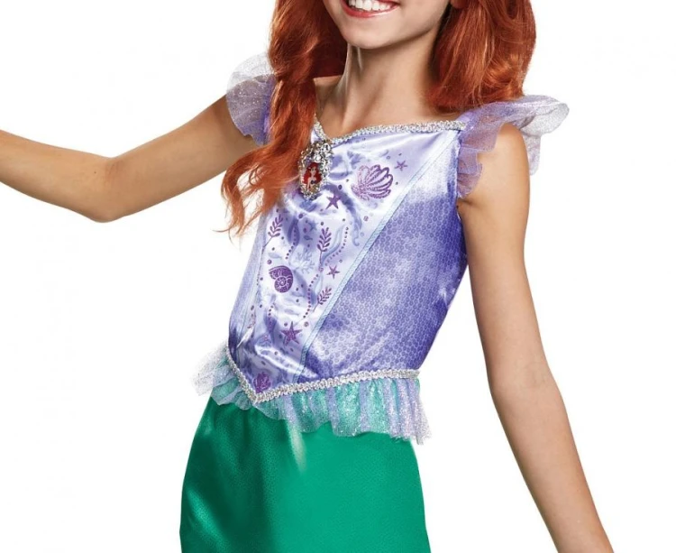 Strój Ariel Classic - The Little Mermaid Princess (licencja), rozm. M (7-8 lat)