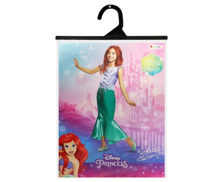 Strój Ariel Classic - The Little Mermaid Princess (licencja), rozm. M (7-8 lat)