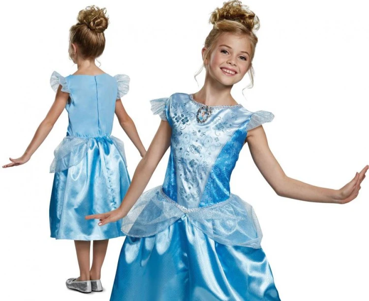 Strój Przebranie Cinderella Classic Princess licencja rozm. S (4-6 lat)
