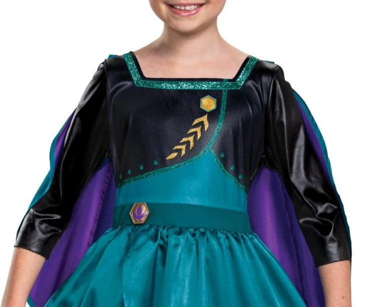 Strój Anna Queen Classic Kraina Lodu Frozen 2 licencja rozm. S (5-6 lat)