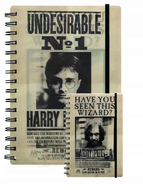 Notes Syriusz Black i Harry Potter Okładka twarda 3D notatnik Licencja  (1).jpg
