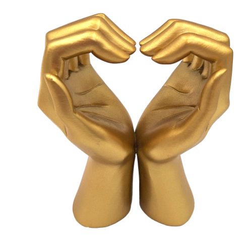 Figurka dekoracyjna Ręce Dłonie ułożone w kształcie Serca  (2).jpg