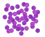 Konfetti foliowe Kółeczka 2 cm 250g holograficzna purpura