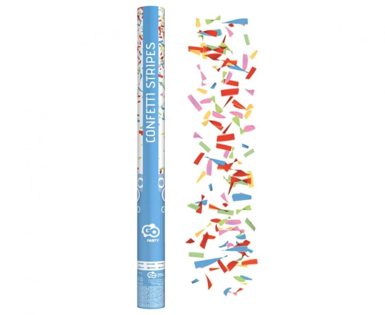 Konfetti pneumatyczne Mix papierowe 60 cm