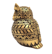 Sowa Symbol Mądrości Elegancka Dekoracja Figurka  (3).jpg
