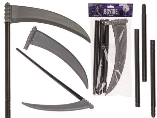 Kosa Grozy Dekoracja na Imprezę Halloween dodatek do stroju Śmierć .jpg