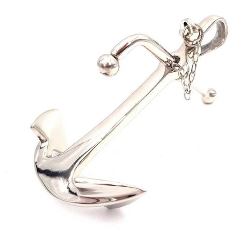 Kotwica Metalowa Dekoracja 20cm Figurka Morska Prezent  (1).jpg