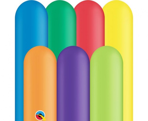 Balony QL modelina 260 pastel mix karnawałowy 250 szt.