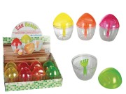 TRZEPACZKA DO JAJEK POJEMNIKIEM PLASTIKOWA MIX 2