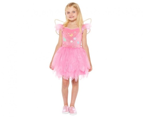 Strój Przebranie dla dziewczynki Pink Fairy wiek 4-6 lat