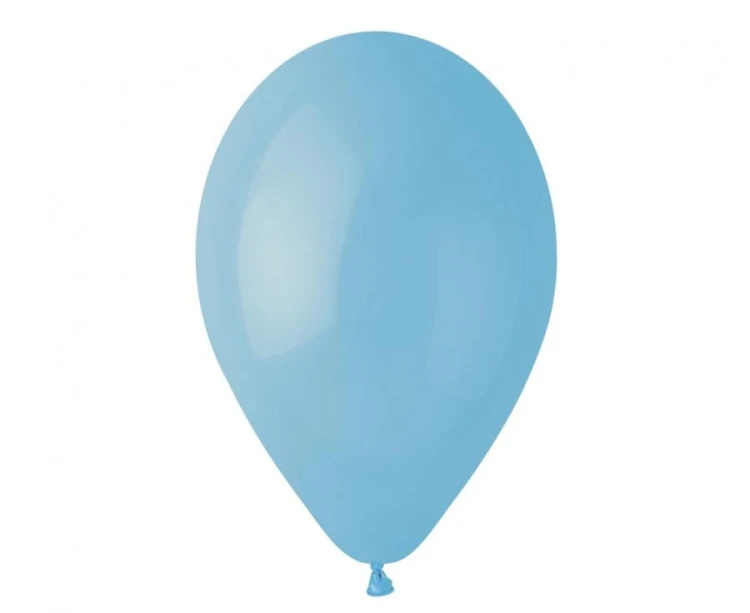 Balony G90 pastel 10" niebieskie delikatne Zestaw 500 szt. lateksowe