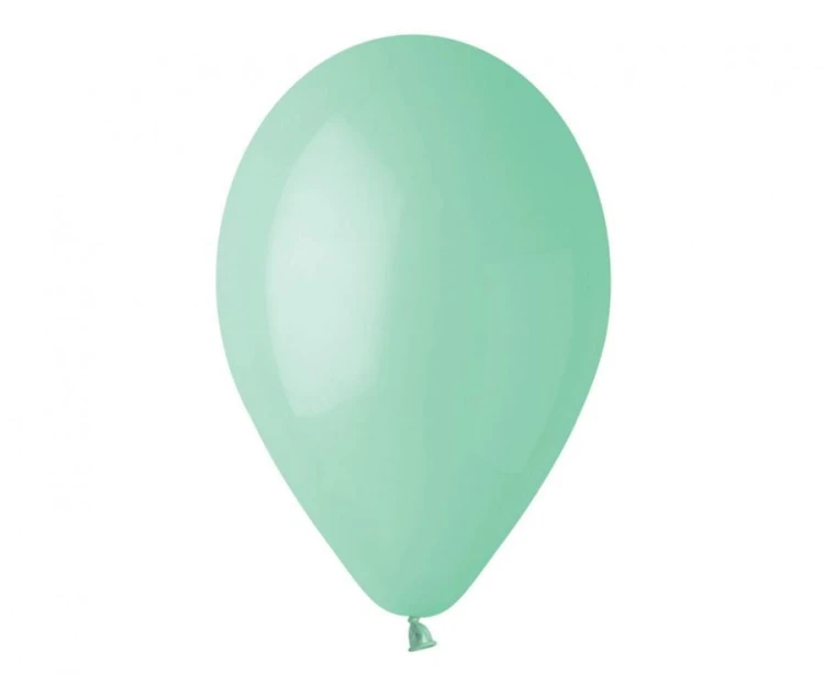 Balony G90 pastel 10" zielone miętowe Zestaw 500 szt. lateksowe
