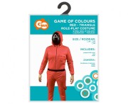 Strój Przebranie Gra w Kolory Czerwony Trójkąt rozm. 52