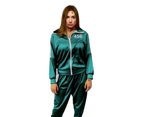 Strój Przebranie Gra w Kolory Zielony rozm. 38