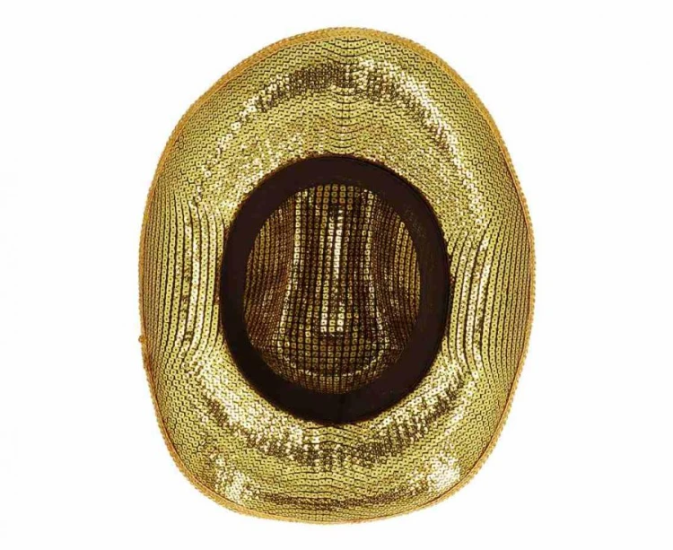 Kapelusz Groovy gold na Imprezę Przebranie