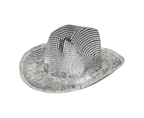 Kapelusz Groovy silver na Imprezę Przebranie