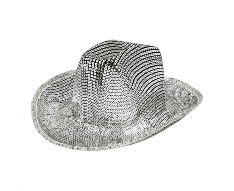 Kapelusz Groovy silver na Imprezę Przebranie