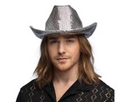 Kapelusz Groovy silver na Imprezę Przebranie