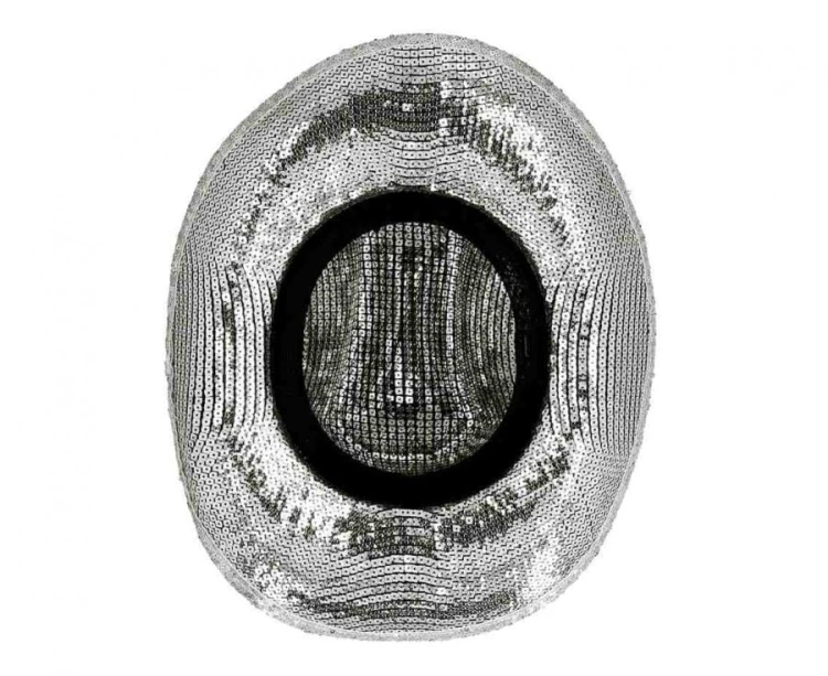 Kapelusz Groovy silver na Imprezę Przebranie