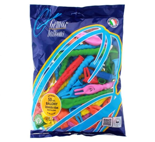 Balony GPF95 Dżdżownica z różkami Zestaw 100 szt.