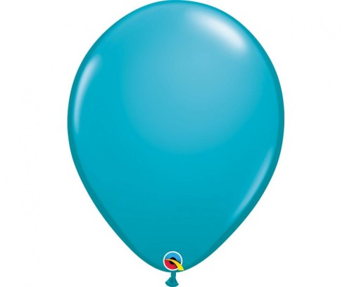 Balony QL 16"tropikalny niebieski Zestaw 50 szt. lateksowe