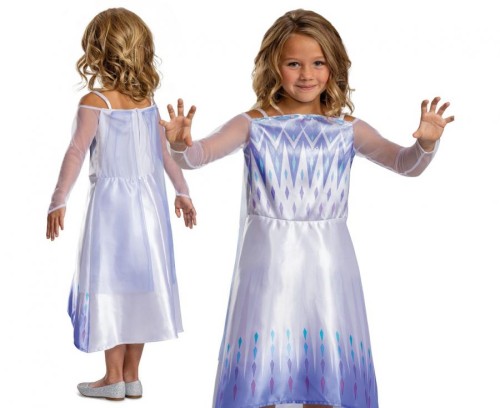 Strój Elsa Snow Queen Basic Kraina Lodu Frozen 2 licencja rozm. M (7-8 lat)